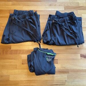 Healing Hands Gray scrub bundle